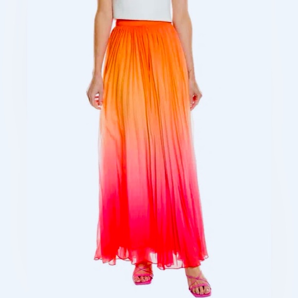 Rococo Sand Dresses & Skirts - Rococo Sand Color-block Pleated Skirt size small NWT